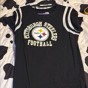 Team Apparel Black and White Short Sleeve Tee